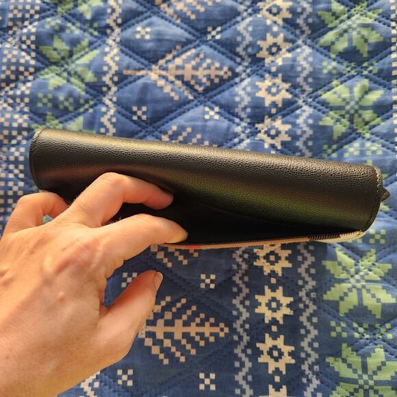 Burberry Halton‎ Check Canvas & Leather Continental Wallet in Classic Monogram - Picture 9 of 10